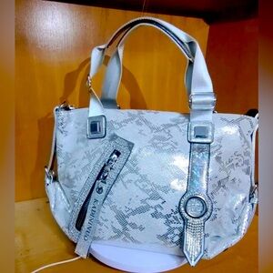 Silver sparkly purse